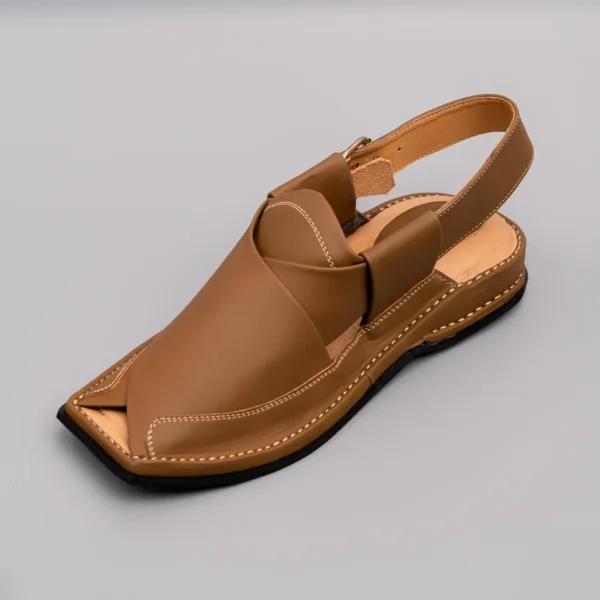 Zalmi Sandal – Mustard Brown - Image 3