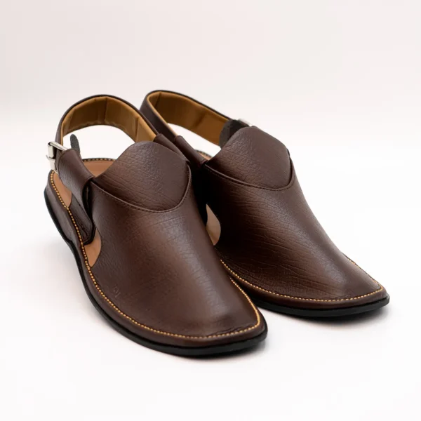 Peshawari Sandal – Rich Brown Classic - Image 4