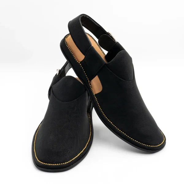 Peshawari Sandal – Black - Image 5